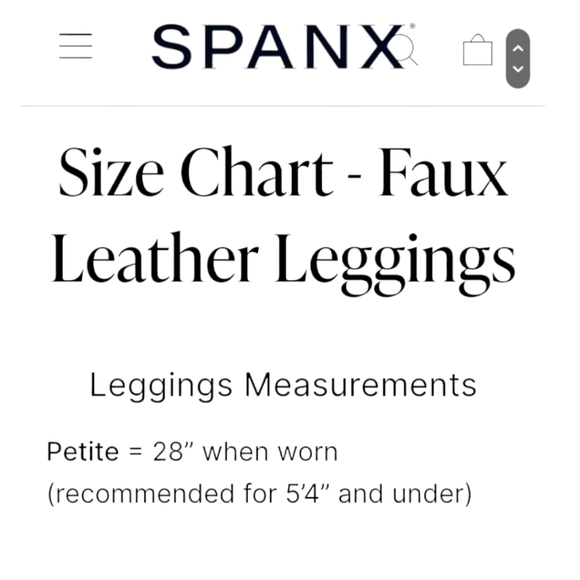 SPANX Faux Leather Leggings - Picture 7 of 9